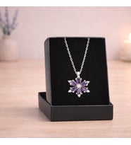 Lotus Kamelya Çiçeği Kolye Çelik  (Gold)