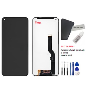 Tkgz - TCL PLEX - T780H Uyumlu Lcd Ekran Dokunmatik Servis + B-7000 + TAMİR SETİ