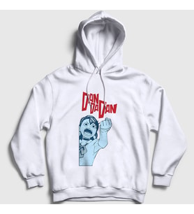 Presmono Unisex Beyaz Angry Momo Ayase Anime Dandadan Kapüşonlu Sweatshirt 506477tt