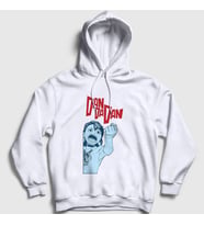 Presmono Unisex Beyaz Angry Momo Ayase Anime Dandadan Kapüşonlu Sweatshirt 506477tt