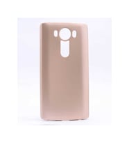 LG V10 Uyumlu Kılıf Zore Premier Silikon Kapak (Gold)