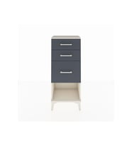 Arges Komodin 3 Çekmeceli 44x30x106 Aytaşı-Antrasit