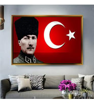 Altın Çerçeveli dekoratif tablo a1144 (Gold)