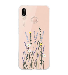 Huawei P20 Lite Uyumlu Baskılı Yumuşak Silikon Şeffaf Telefon Kılıfı
