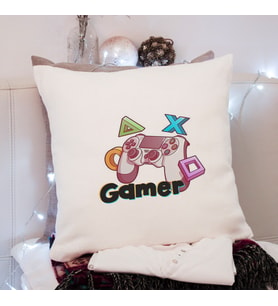 Gamer ( Oyuncu ) Tasarımlı Yastık