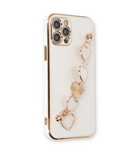 iPhone 12 Pro Max Kılıf Esila Silikon - Beyaz