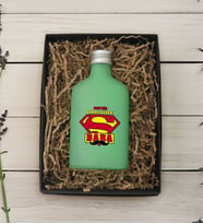 BK Gift Hediye Kutulu Kişiye Özel İsimli Baba Temalı Yeşil Tasarım Cam Şişede 200 ml Kolonya-4, Babaya Hediye, Babalar Günü Hediyeleri, Hediyelik Baskılı Kolonya