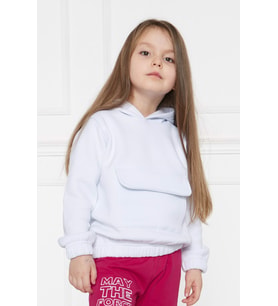 Kidsabu Dakota Beyaz Hoody