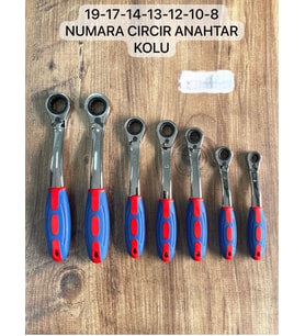 7 parça cırcır anahtar kollu