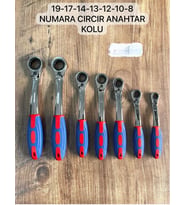 7 parça cırcır anahtar kollu