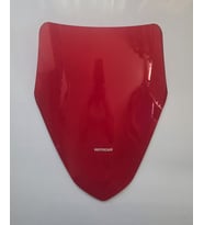 MOTOCAM Suzuki Burgman Street EX 125 Ön Cam 2023-2026 Model 43cm Kırmızı Renkli 4mm