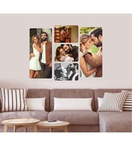 Kişiye Özel Resimli 5 PArça Mdf Tablo Seti