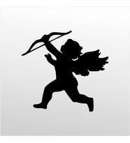 Folyo Sticker Melek Kız 100cm Uzunluk (Karışık)