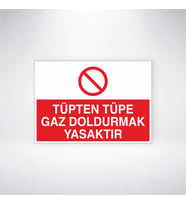 Tüpten Tüpe Gaz Doldurmak Yasaktır