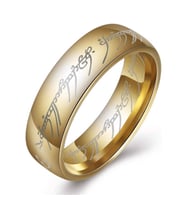 Lord of The Rings Altın Rengi Yüzük Kolye