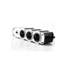 ASTRALED 3 Port 1 Usb Oto Araç Çakmaklık Çoğaltıcı Dönüştürücü Soket Çoklayıcı 12v