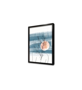 Line Art Kadın II Çerçeveli Cam Tablo