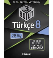LGS 8. SINIF 3 BOYUT TÜRKÇE