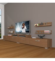 Decoraktiv Ekoflex 360R Slm Tv Ünitesi Tv Sehpası - Naturel Ceviz