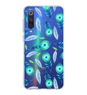 PrintiFy Xiaomi Mi 9 SE ile Uyumlu 1mm Slim Fit Nazar Boncuğu 3 Baskılı Şeffaf  Kılıf