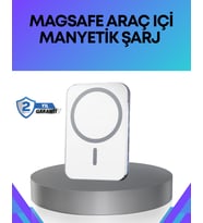 360° Döner Başlıklı Magsafe Araç Telefon Tutucu Hızlı Şarjlı