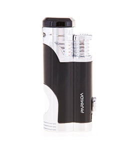Parmida 2 Torch Pürmüz Siyah Puro Çakmağı (Karışık)