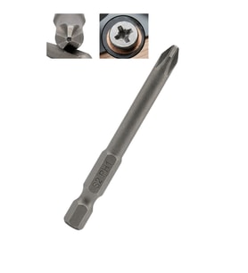 Bits Uç Matkap Ucu Tornavida Ucu Vidalama Ucu S2 Yüksek Kalite Çelik SPH1 50 - 637962027914 (Gümüş)