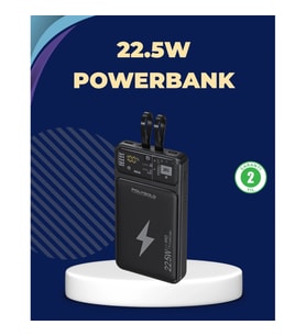 Mey İthalat® Taşınabilir Powerbank 22.5W Hızlı Şarj Destekli