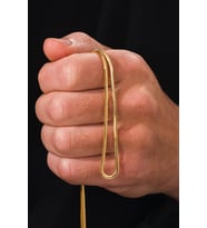 GÜMÜŞ 2.5 MM ALTIN GOLD KAPLAMA YASSI İTALYAN MODEL YILAN  ZİNCİR KOLYE