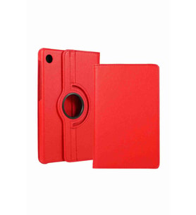 Tab M10 TB-328F Uyumlu Standlı 360° Yatay Dikey Dönebilen Deri Tablet Kılıfı