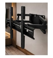32-65 İnç Hareketli Çift Kollu TV Duvar Askı Aparatı – 70 KG Kapasiteli Universal VESA