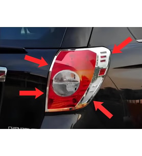Chevrolet Captiva 2006+ Sonrası Stop Çerçevesi ABS Krom (İthal)