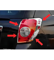 Chevrolet Captiva 2006+ Sonrası Stop Çerçevesi ABS Krom (İthal)