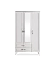 Irmak 3 Kapılı 2 Çekmeceli Gardrop Elbise Dolabı 120x48x195cm