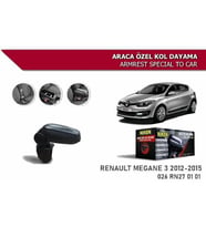Renault Megane 3 Araca Özel Kol Dayama Kolçak Niken 2009+ (Siyah)