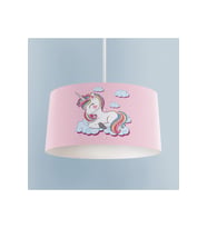 MEKTA HOME BEBEK VE ÇOCUK ODASI Bulutlu Unicorn Desenli Avize