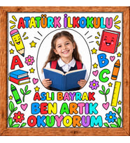Kendin Boya Çerçeveli Tablo