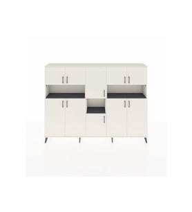 Arges Dolap 14 Raflı 10 Kapaklı 220x30x163 Aytaşı-Aytaşı/Antrasit