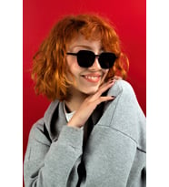 Frodo Black Unisex Polarize Güneş Gözlüğü