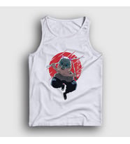 Presmono Unisex Beyaz Inosuke Hashibira Anime Demon Slayer Kimetsu No Yaiba Atlet 308407tt