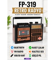 Tepe Fp-319bt Nostaljik Bt+Usb+Sd+Fm Kaset Çalar Radyo