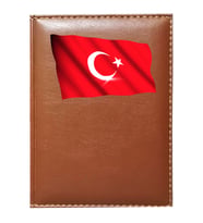 PROMOSYON DENİZİ  TÜRK BAYRAĞI GÖRSELLİ TABA RUHSAT KABI