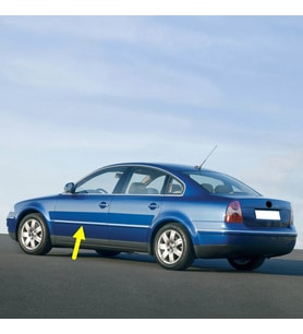 VW Passat B5.5 2001-2005 Sol Ön Kapı Bandı Çıtası Kromlu 3B0853515C