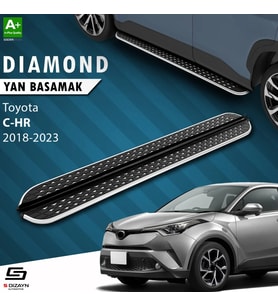 S-Dizayn Toyota C-HR Diamond Krom Yan Basamak 173 Cm 2018-2023