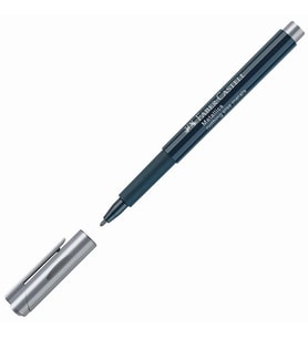 FABER CASTELL METALİK MARKER GÜMÜŞ