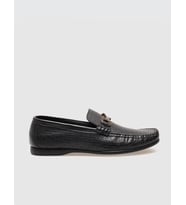Hakiki Deri Siyah Erkek Loafer
