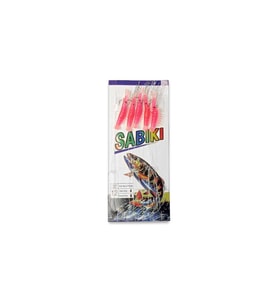 Sabiki Living Shrimp Pink Karides No:15-2 Kanca 5li Lüfer Palamut Levrek Çaparisi