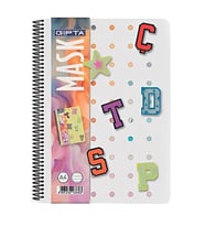 Gıpta Mask Spiralli PP Kapak A4 72 Yaprak Çizgili Defter 3-7820000-2011