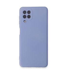 Galaxy A22 Kılıf Nano Içi Kadife Silikon - Lila