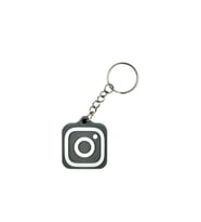 NFC Anahtarlık - İnstagram Anahtarlık Gri (Küçük Boy 3 cm)